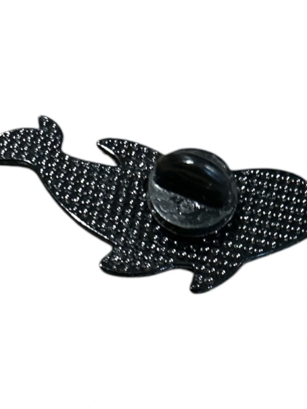 Orca Whale Enamel Pin - Black and White Decorative Fish Accessory